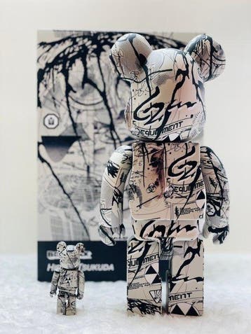 Medicom Toy - BE@RBRICK 400% & 100% Hiroki Tsukuda Bearbrick