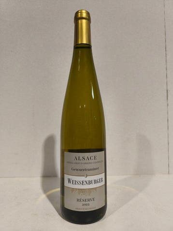 2022 Gewurztraminer Réserve, Weissenburger - Alsace - 6, Verzamelen, Wijnen, Nieuw