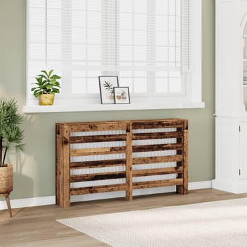 vidaXL Radiator Cover Oud hout 149 x 20 x 82 cm Bewerkt hout, Verzenden