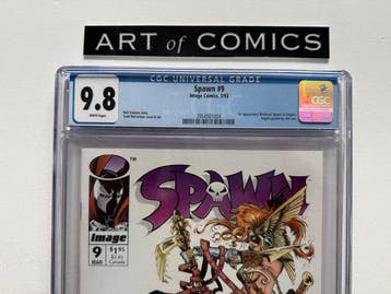Spawn #9 - CGC 9.8 - 1st Appearance Angela & Medieval Spawn, Boeken, Strips | Comics, Nieuw