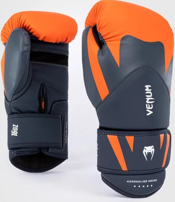 Venum Bokshandschoenen Challenger 4.0 Oranje Navy Blauw, Verzenden