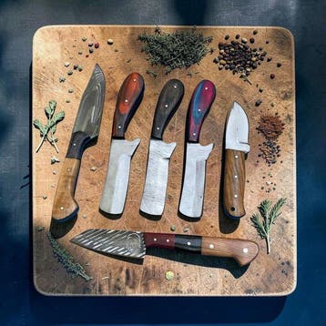 Hand-Forged with Old Steel, Pro Vintage Style Knives_Best