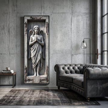 Artxlife - Cement Madonna of Ruins Praying