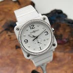 Bell & Ross - Br S White Diamonds - BRS-WH-CES-LGD/SRB -