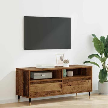 vidaXL TV Kast Oud Hout 100 x 34,5 x 44,5 cm Geengineerd, Verzenden, Nieuw