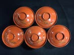 Wajima lacquerware / Japanese Vintage Wooden Bowl / Set of 5
