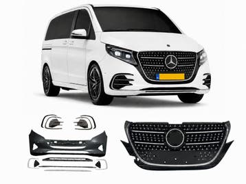 Voorbumper | Mercedes Vito / V-Klasse W447 | AMG-look bumper, Verzenden