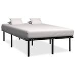 vidaXL Bedframe metaal zwart 160x200 cm, Verzenden, Nieuw