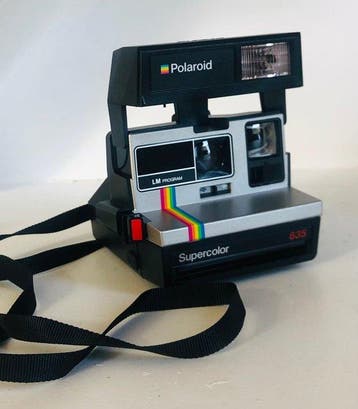 Polaroid 635 arc-en-ciel Supercolor Instant camera