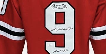 Ijshockey - Bobby Hull - Rode op maat gemaakte, Nieuw
