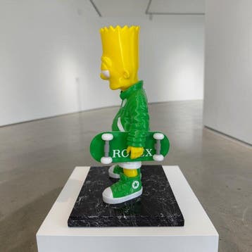 Orima Pop Art - BART Simpson Skateboard Urban Style « R », Antiek en Kunst