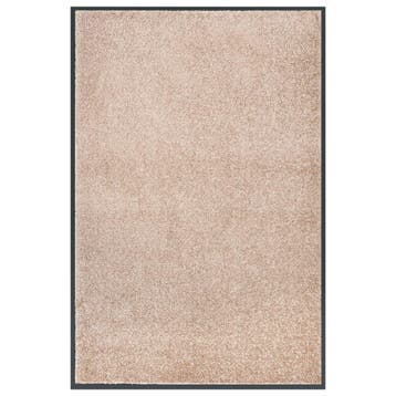 vidaXL Deurmat 80x120 cm beige, Verzenden, Nieuw