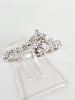Bague de fiançailles - 18 carats Or blanc - 0.90ct. tw.