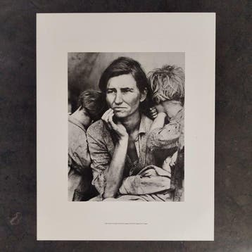Dorothea Lange (1895–1965) - 5 photolithographies rares de, Antiquités & Art