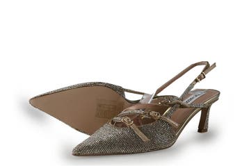 Steve Madden Slingbacks in maat 37½ Goud, Kleding | Dames, Overige kleuren, Verzenden, Steve Madden, Zo goed als nieuw