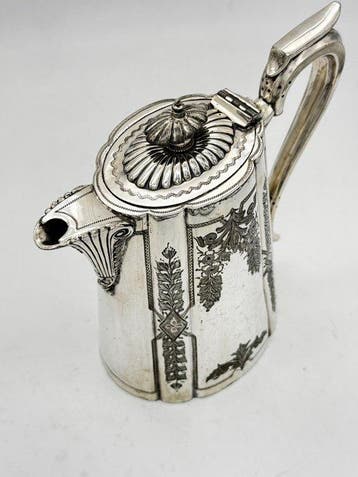 Antique Walker & Hall Sheffield Silver-Plated Coffee/Hot