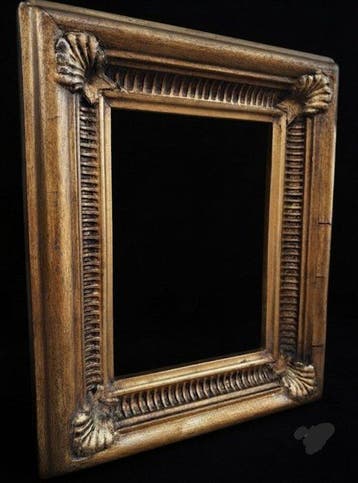 Lijst - Hout, Gips - 21 x 26 cm
