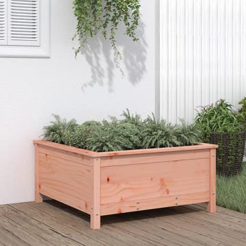 vidaXL Plantenbak 82,5x82,5x39 cm massief douglashout, Tuin en Terras, Verzenden, Nieuw