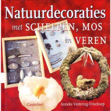 Natuurdecoraties met schelpen, mos en veren - Vrisekoop, Verzenden