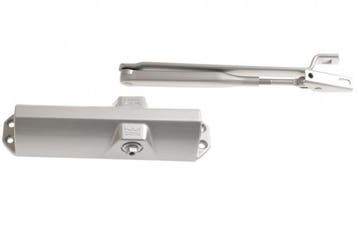 Deurdranger Dorma TS 68 met schaararm zilverkleur, Klink of Kruk