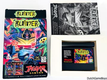Atari Jaguar - Ruiner Pinball + Reg. Card, Games en Spelcomputers, Verzenden, Gebruikt
