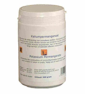 Kaliumpermanganaat (KP) 500 gram (Vijver medicatie), Verzenden, Nieuw