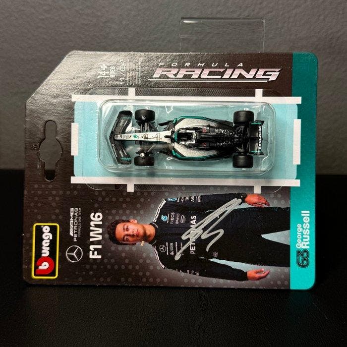 Mercedes - Burago Mercedes F1W16 Car n° 63 - George Russell, Verzamelen, Automerken, Motoren en Formule 1