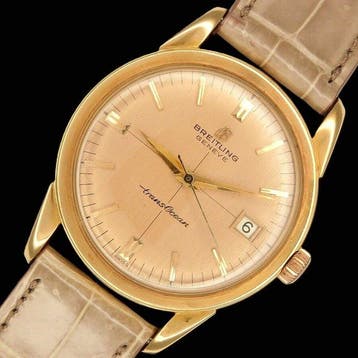 Breitling - Transocean - The first model 18k Red gold, Nieuw