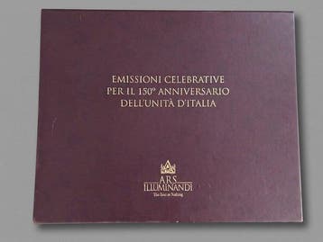 Italië. Collezione 150° Anniversario Prima ed Ultima Lira