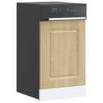 vidaXL Vaatwaspaneel Kalmar 45x1,5x57 cm bewerkt hout sonoma, Verzenden, Nieuw