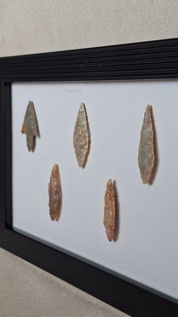 préhistoire silex Tête de flèche - 120 mm (Sans prix de