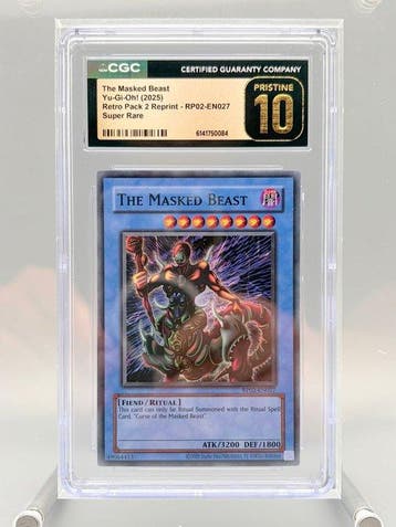 Konami - 1 Graded card - Yu-Gi-Oh! - The Masked Beast - CGC, Nieuw
