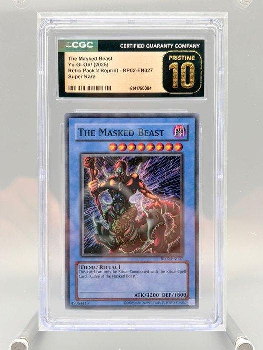 Konami - 1 Graded card - Yu-Gi-Oh! - The Masked Beast - CGC, Collections, Collections Autre