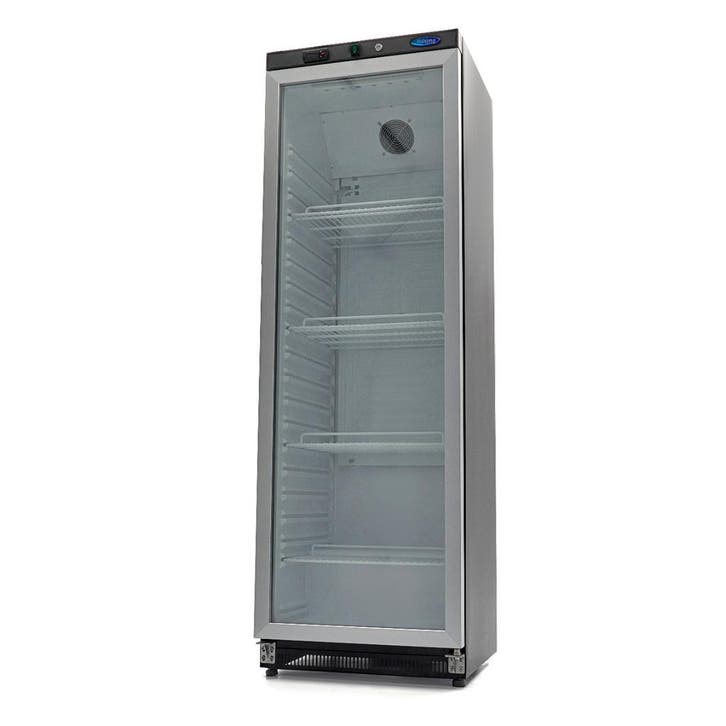 Réfrigérateur - 400 L - noir - avec porte en verre, Zakelijke goederen, Horeca | Keukenapparatuur, Verzenden