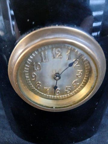 Horloge - Verre - 1920-1930 - pendule de table