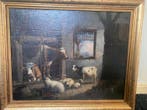 W. Kooiman (1831-1881) - Stal tafereel