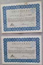 Collection dobligations ou dactions - 92 fois Unilever -