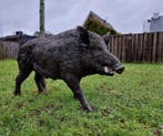 Statue, XXL Wild Boar 150cm - 92 cm - Résine