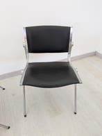 Vaghi - Stoel (2) - Staal, Similpelle, Antiek en Kunst