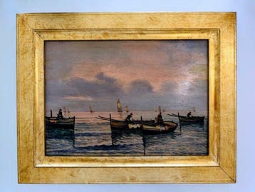 Italiaanse school (XX) - Ritiro delle reti da pesca, Antiek en Kunst