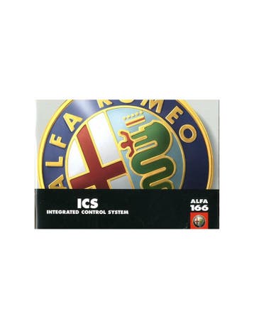 1999 ALFA ROMEO 166 ICS INSTRUCTIEBOEKJE FRANS