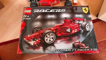 Lego Set - 8386 - Racers - Ferrari F1 Racer 1:10, Nieuw