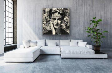 EMIR BERCUTTE - FRIDA KAHLO JUST ME - Toile L - LIMITED