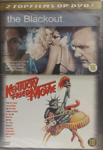 2 films op 1 dvd The Blackout en Kentucky Fried Movie (dvd, Ophalen of Verzenden, Nieuw in verpakking