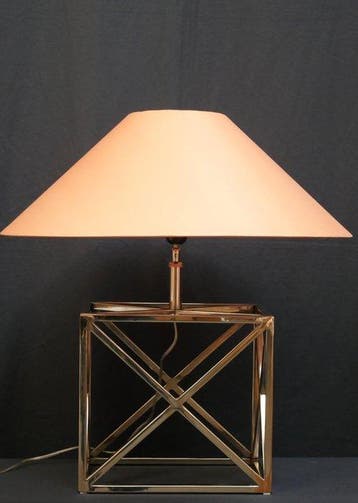 Van Roon - Lampe de table - Metall Chrom, Huis en Inrichting, Nieuw