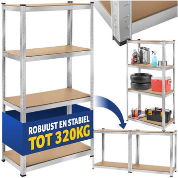 Werkplaatsrek - 160 x 80 x 40 cm, 320 kg, Huis en Inrichting, Verzenden, Nieuw