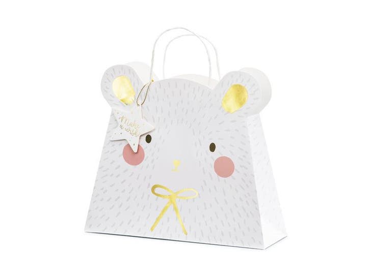 Cadeautasje Ijsbeer 31,5cm, Hobby & Loisirs créatifs, Articles de fête, Envoi
