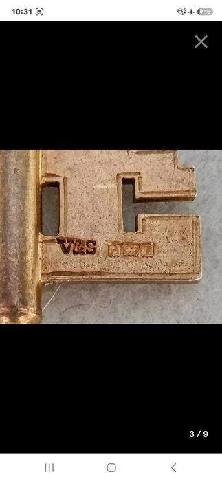97 Years Old Collectable Walker & Hall Key - Sceau Design
