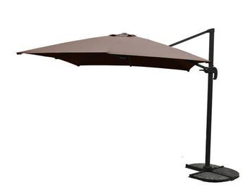 Veiling - Hangende parasol zandkleurig 300x300cm
