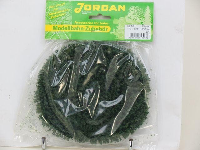 Jordan 13F Hecke, grün, beflockt, ca 100cm, Hobby en Vrije tijd, Modelbouw | Overige, Nieuw, Ophalen of Verzenden